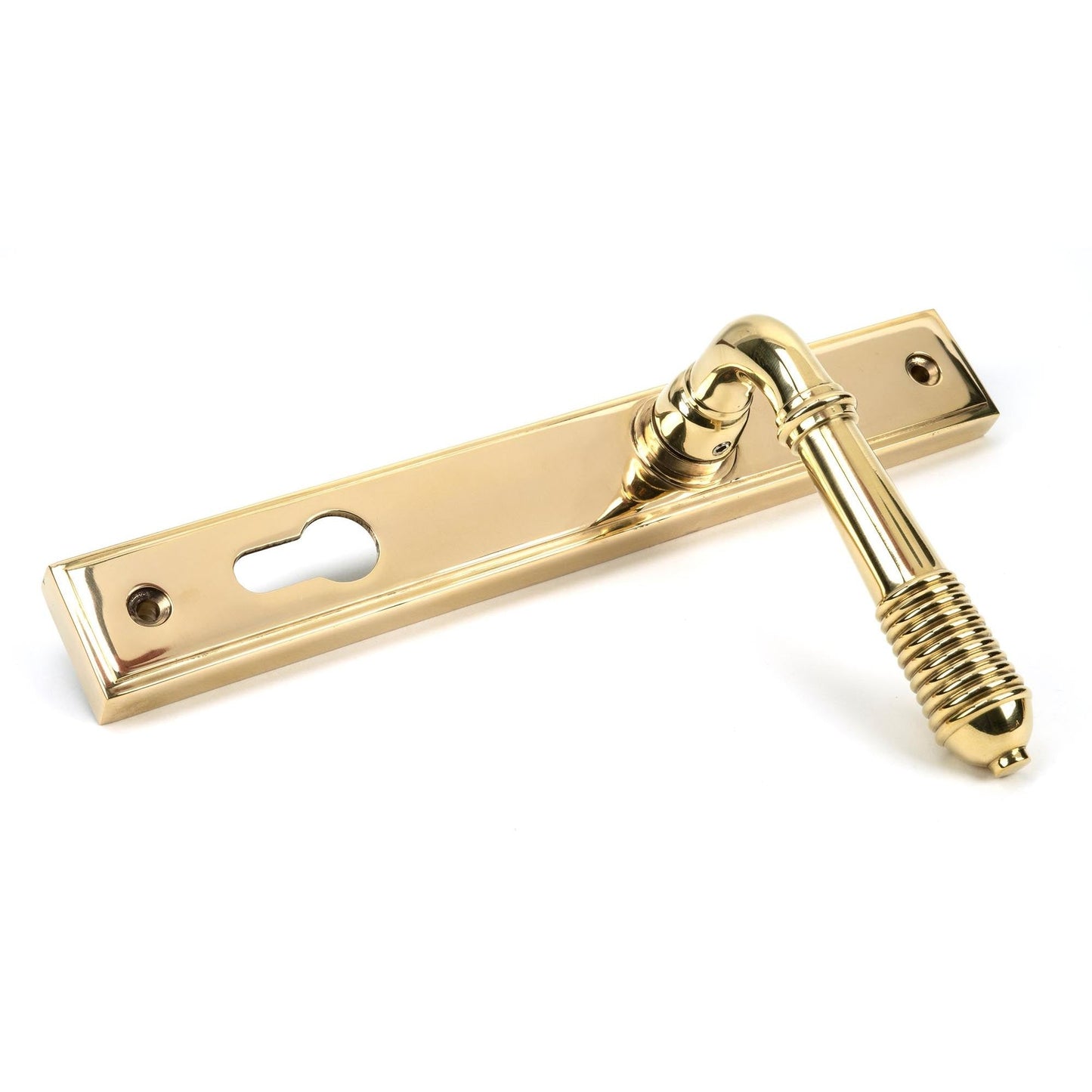 Reeded Slimline Lever Espag. Lock Set