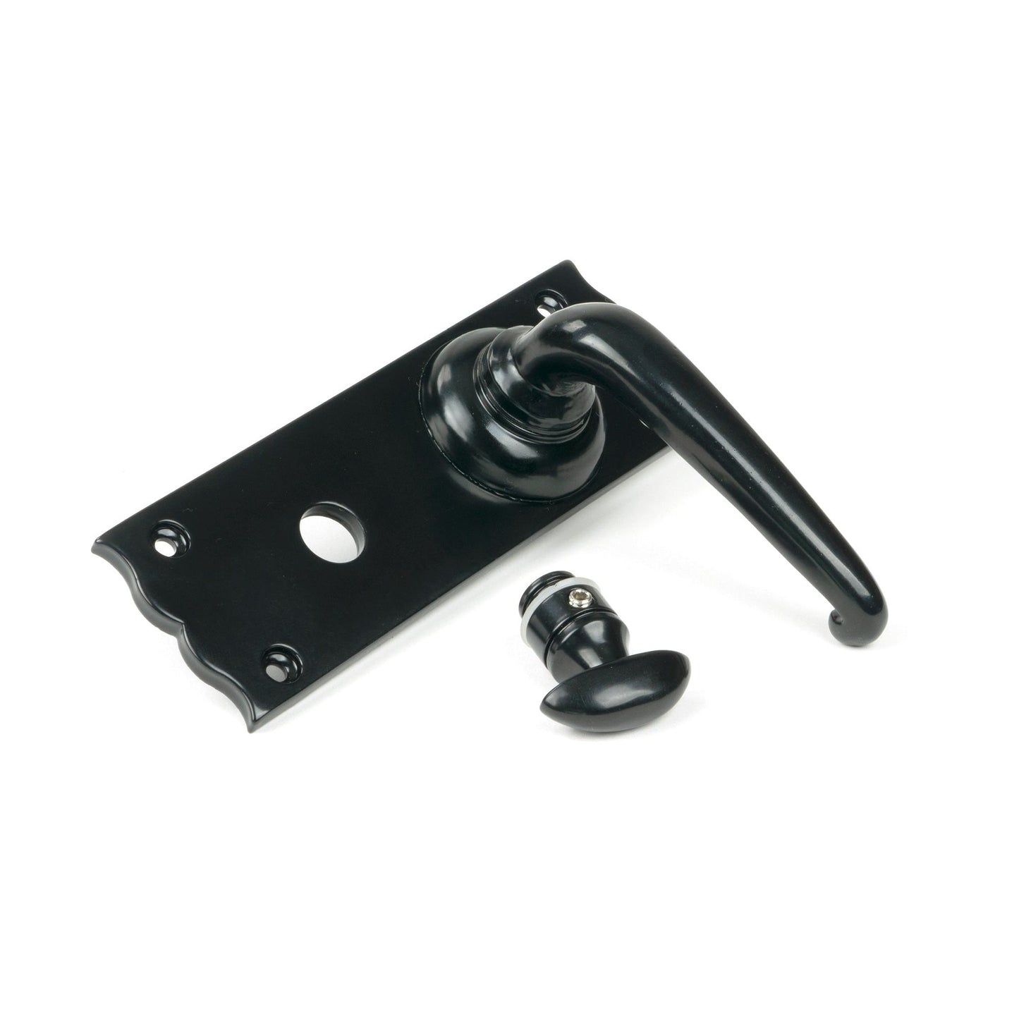 Oak Lever Bathroom Set