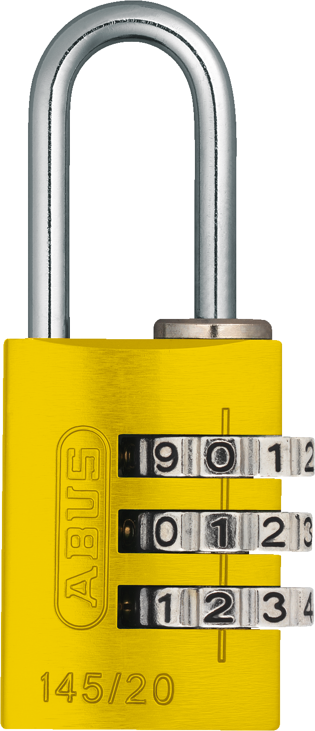 145 Series – Solid Aluminium Combination Padlock