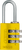 145/20 | 3 Digit Code (Compact Size) / Yellow