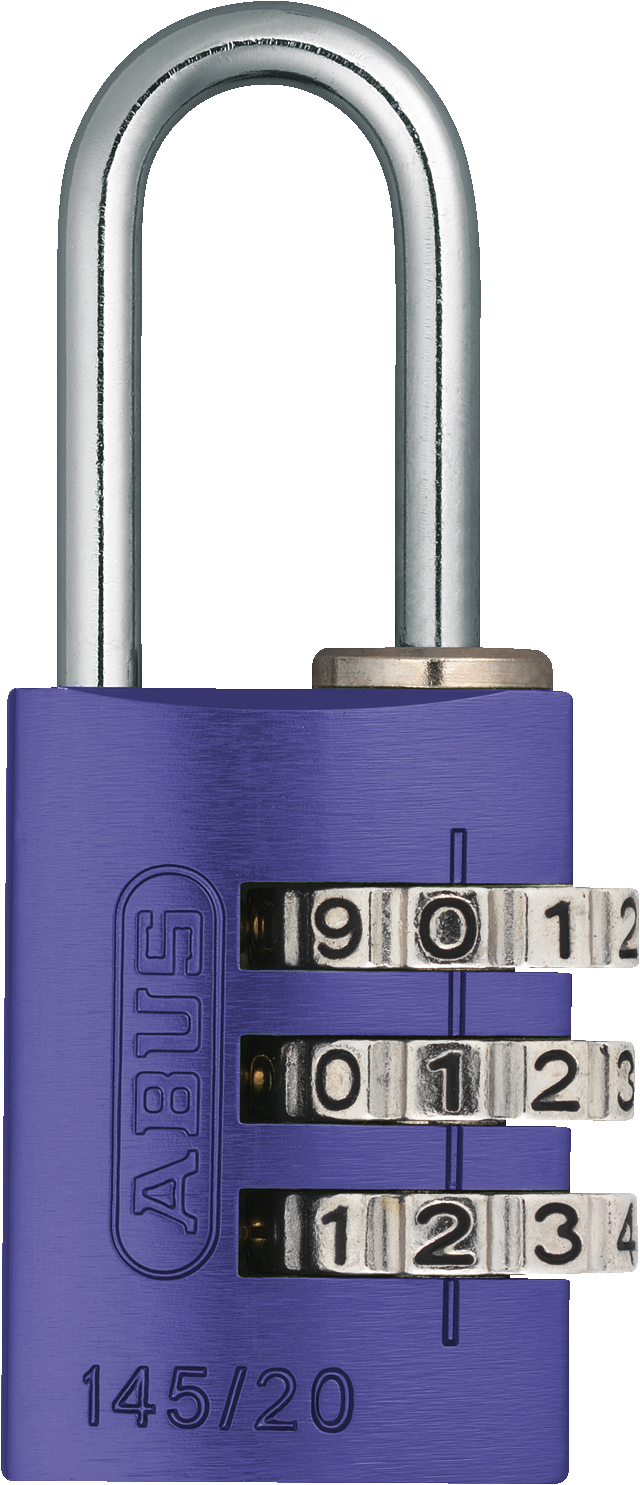 145 Series – Solid Aluminium Combination Padlock