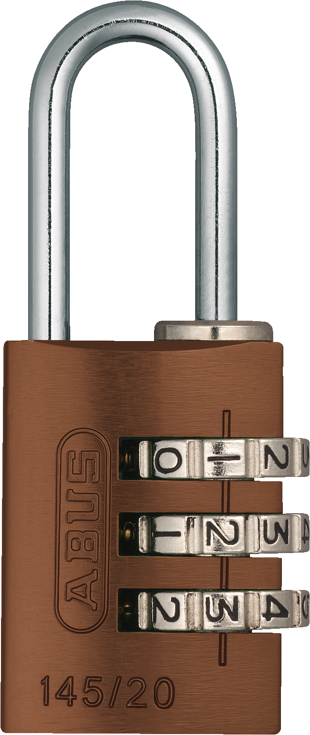 145 Series – Solid Aluminium Combination Padlock