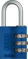 145 Series – Solid Aluminium Combination Padlock 145/30 | 3 Digit Code (Standard Size) Blue Love Handles uk