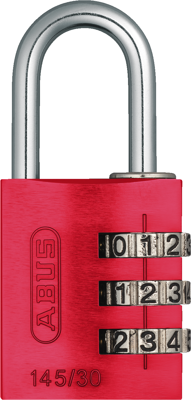 145 Series – Solid Aluminium Combination Padlock