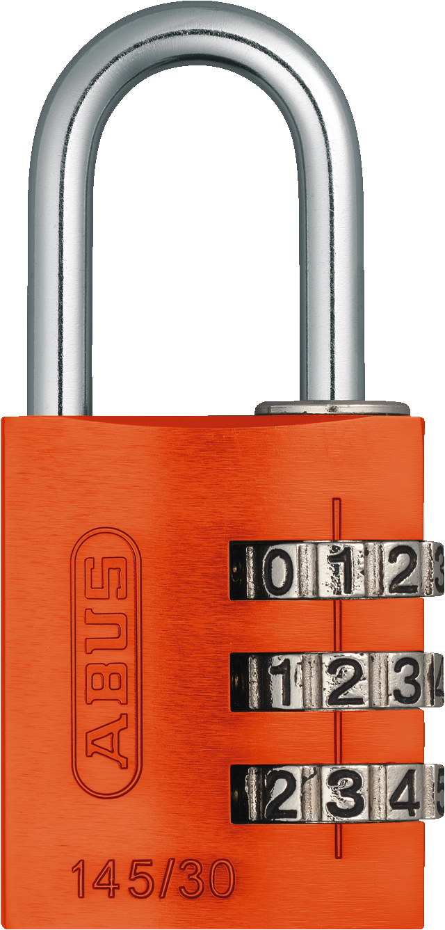 145 Series – Solid Aluminium Combination Padlock