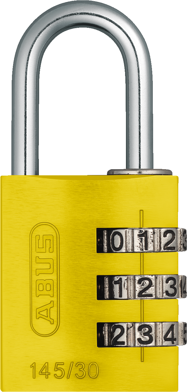 145 Series – Solid Aluminium Combination Padlock
