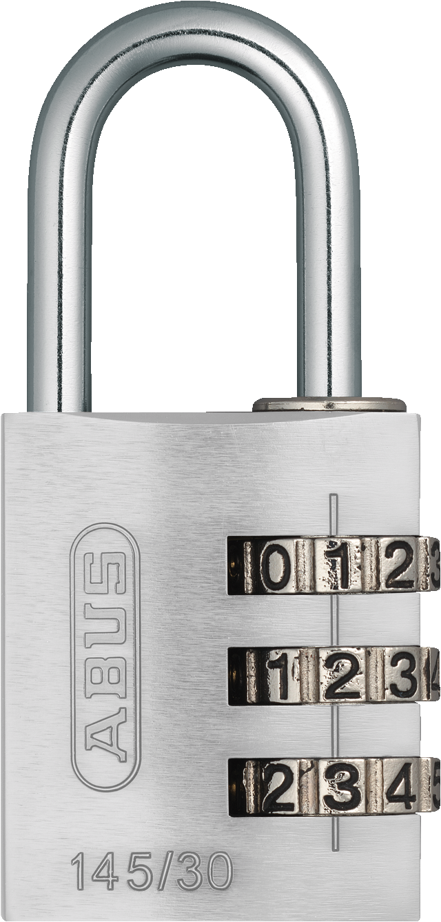 145 Series – Solid Aluminium Combination Padlock