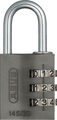 145 Series – Solid Aluminium Combination Padlock 145/30 | 3 Digit Code (Standard Size) Titanium Love Handles uk