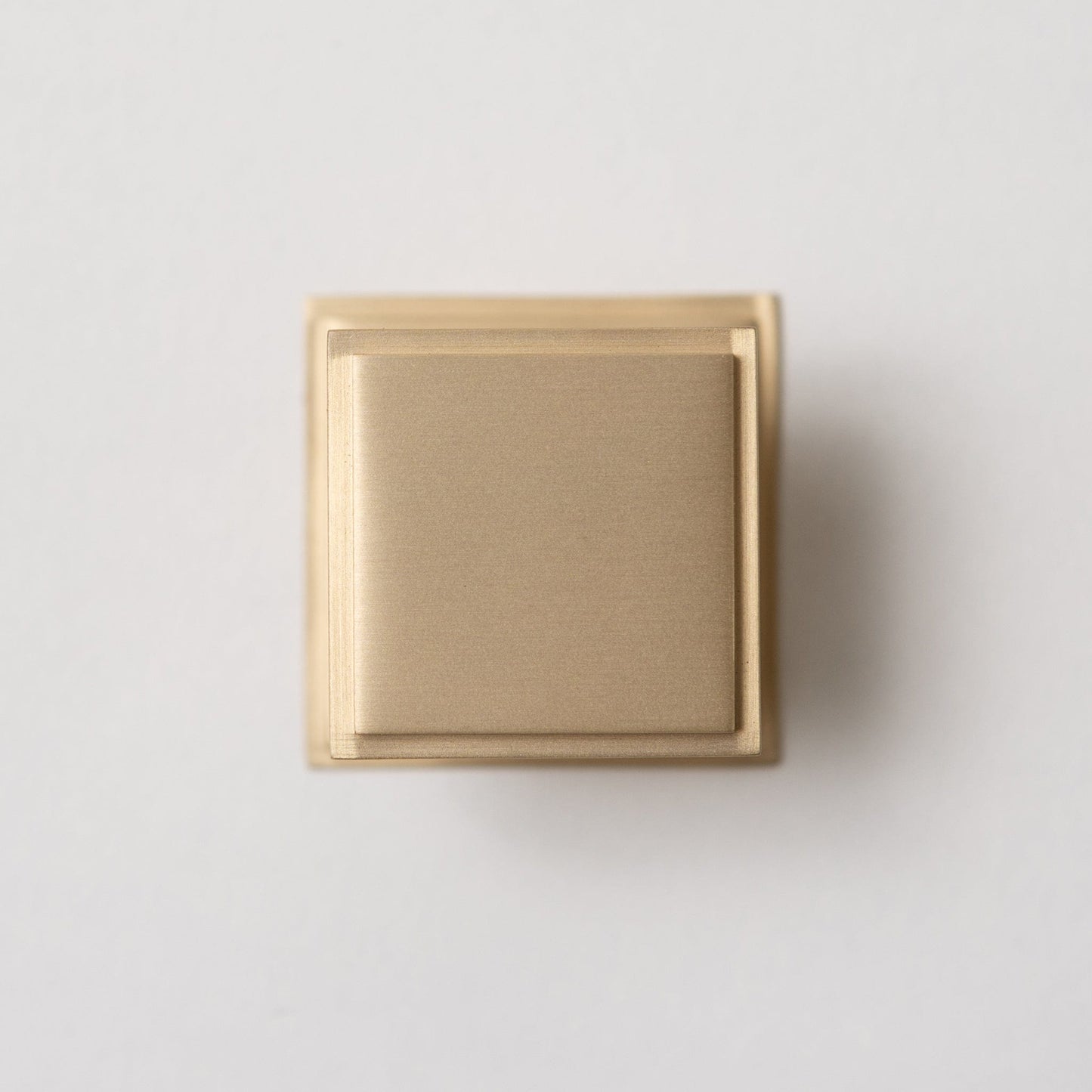 Solid Brass Art Deco Kitchen Pull Handles & Knobs With Backplates - Satin Brass Finish