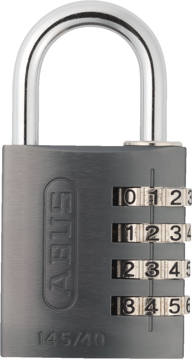145 Series – Solid Aluminium Combination Padlock