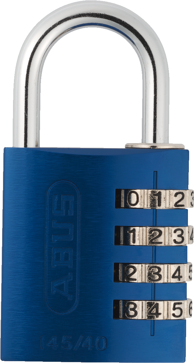 145 Series – Solid Aluminium Combination Padlock