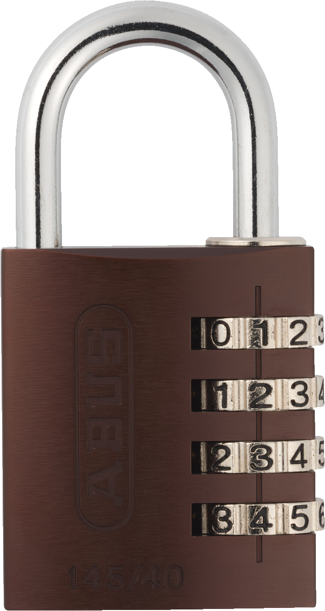 145 Series – Solid Aluminium Combination Padlock