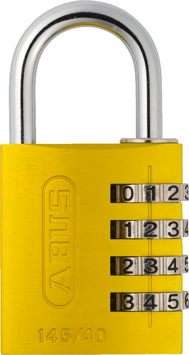 145 Series – Solid Aluminium Combination Padlock