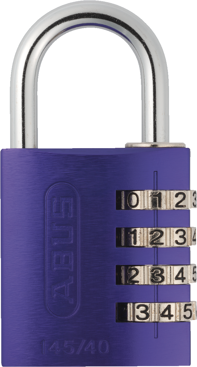 145 Series – Solid Aluminium Combination Padlock
