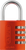 145/30 |4 Digit Code (Enhanced Security) / Orange