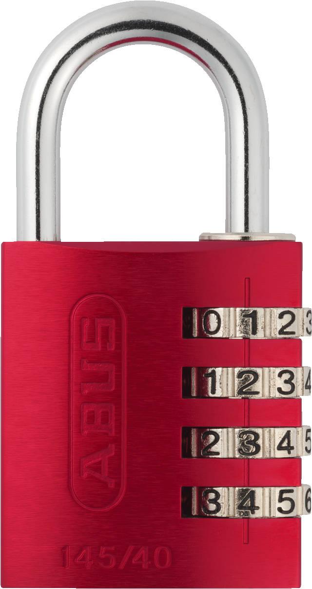 145 Series – Solid Aluminium Combination Padlock