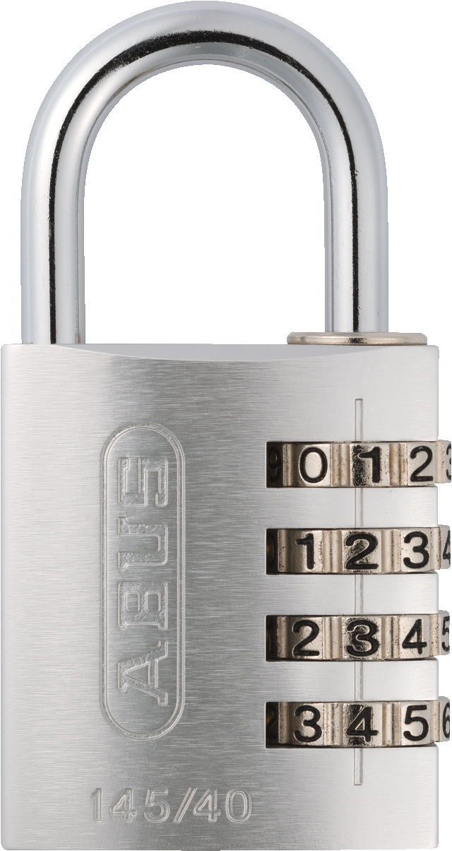 145 Series – Solid Aluminium Combination Padlock