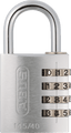 145 Series – Solid Aluminium Combination Padlock 145/30 |4 Digit Code (Enhanced Security) Silver Love Handles uk