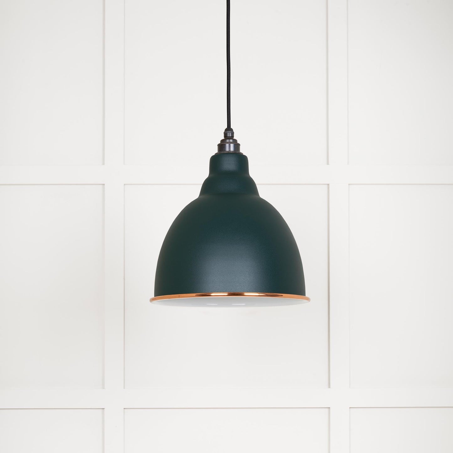 White Gloss Brindley Pendant