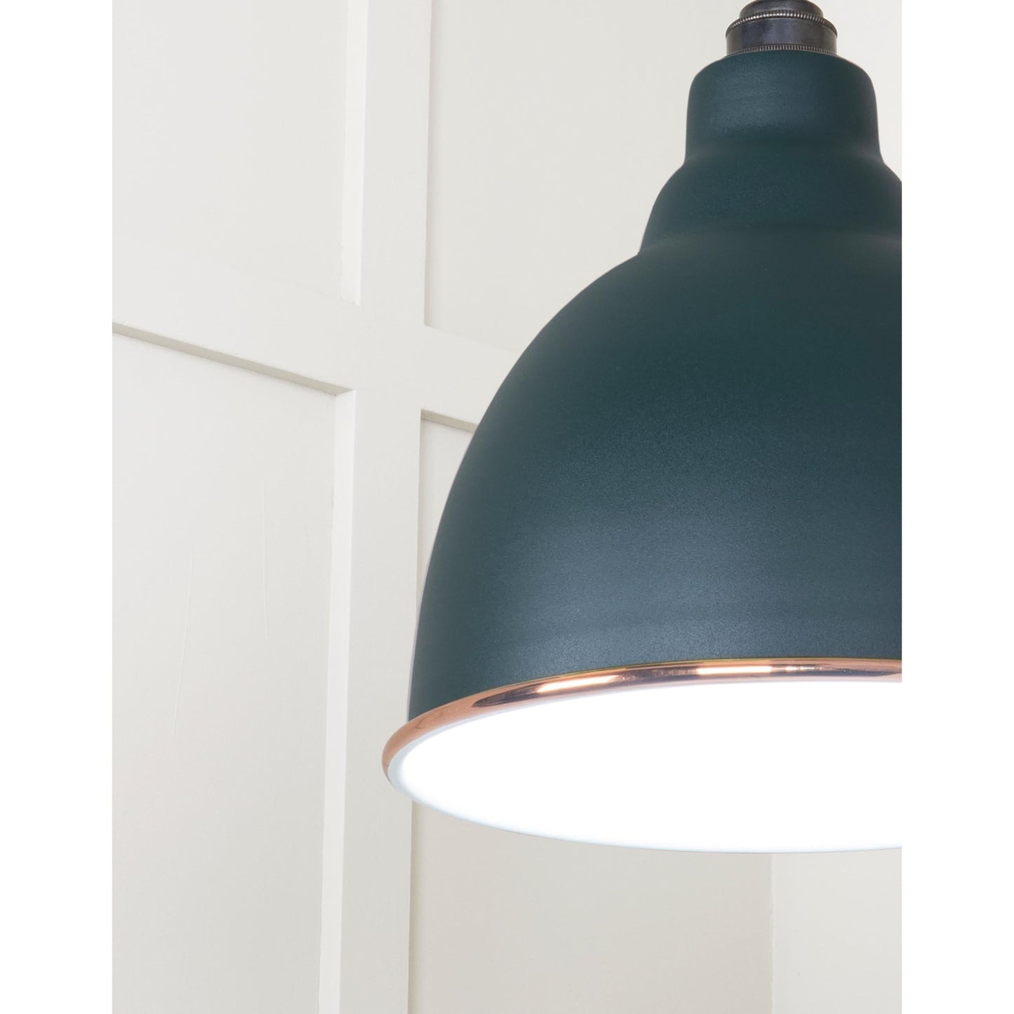 White Gloss Brindley Pendant