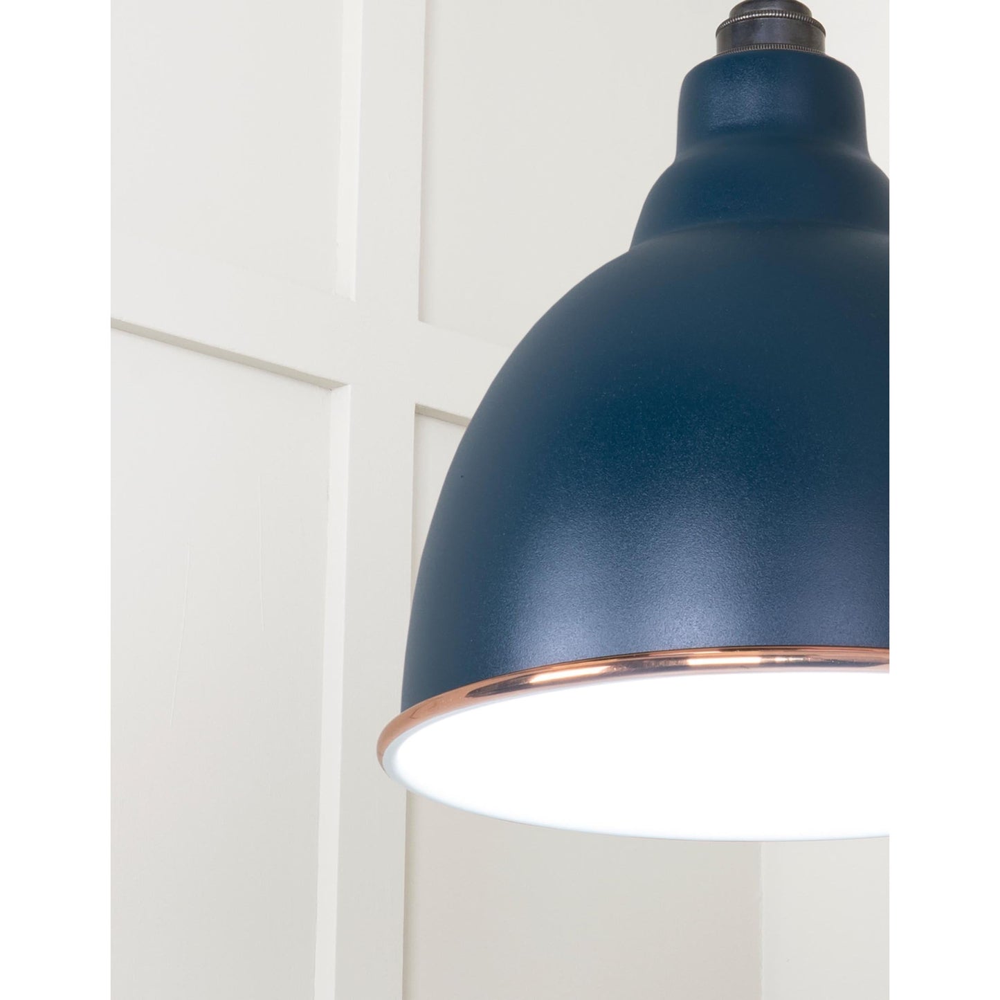 White Gloss Brindley Pendant