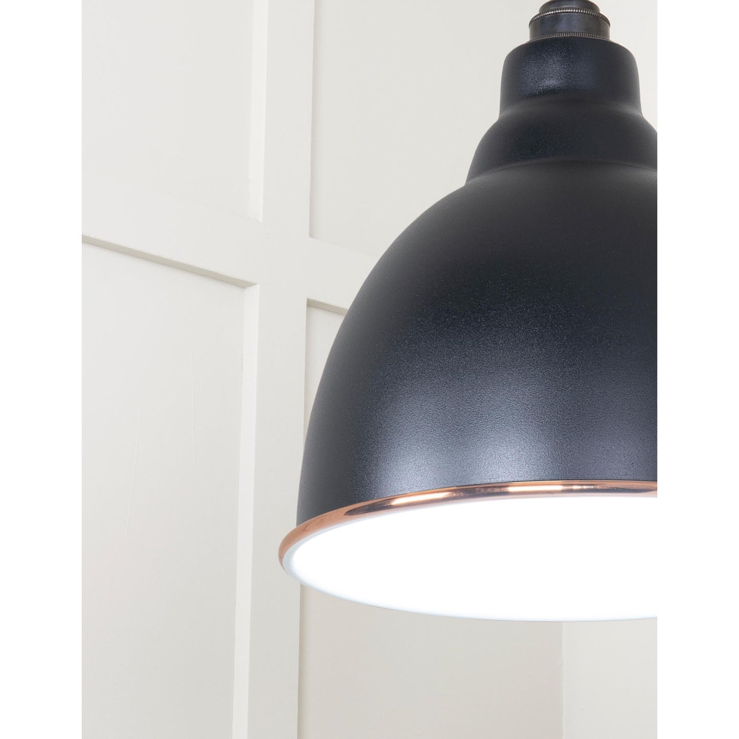 White Gloss Brindley Pendant
