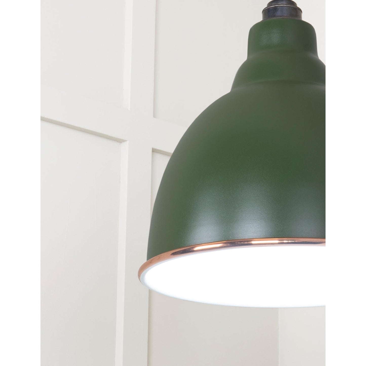 White Gloss Brindley Pendant