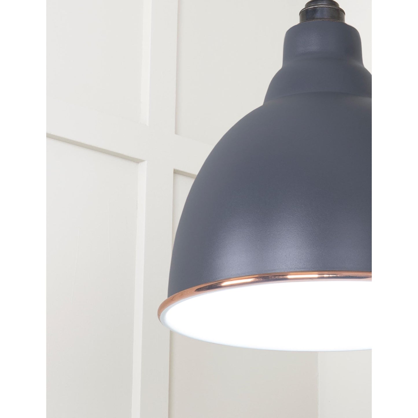 White Gloss Brindley Pendant