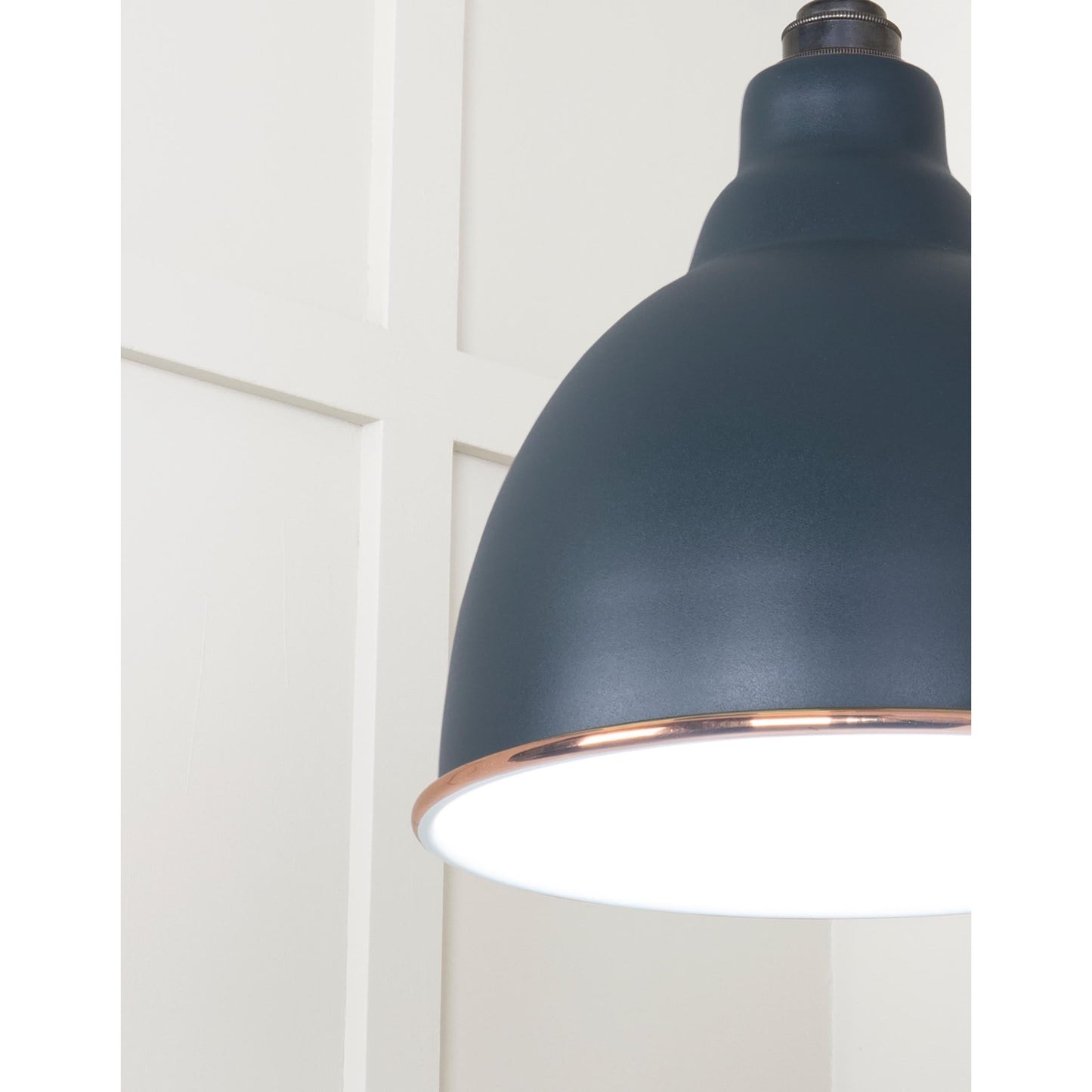 White Gloss Brindley Pendant