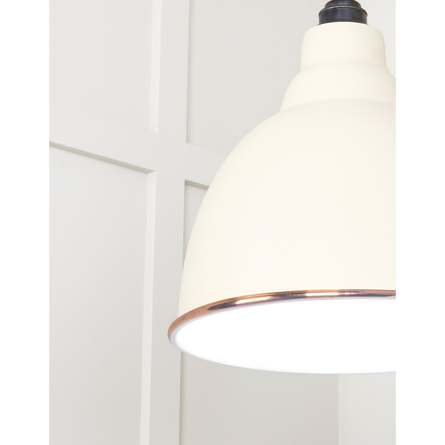 White Gloss Brindley Pendant