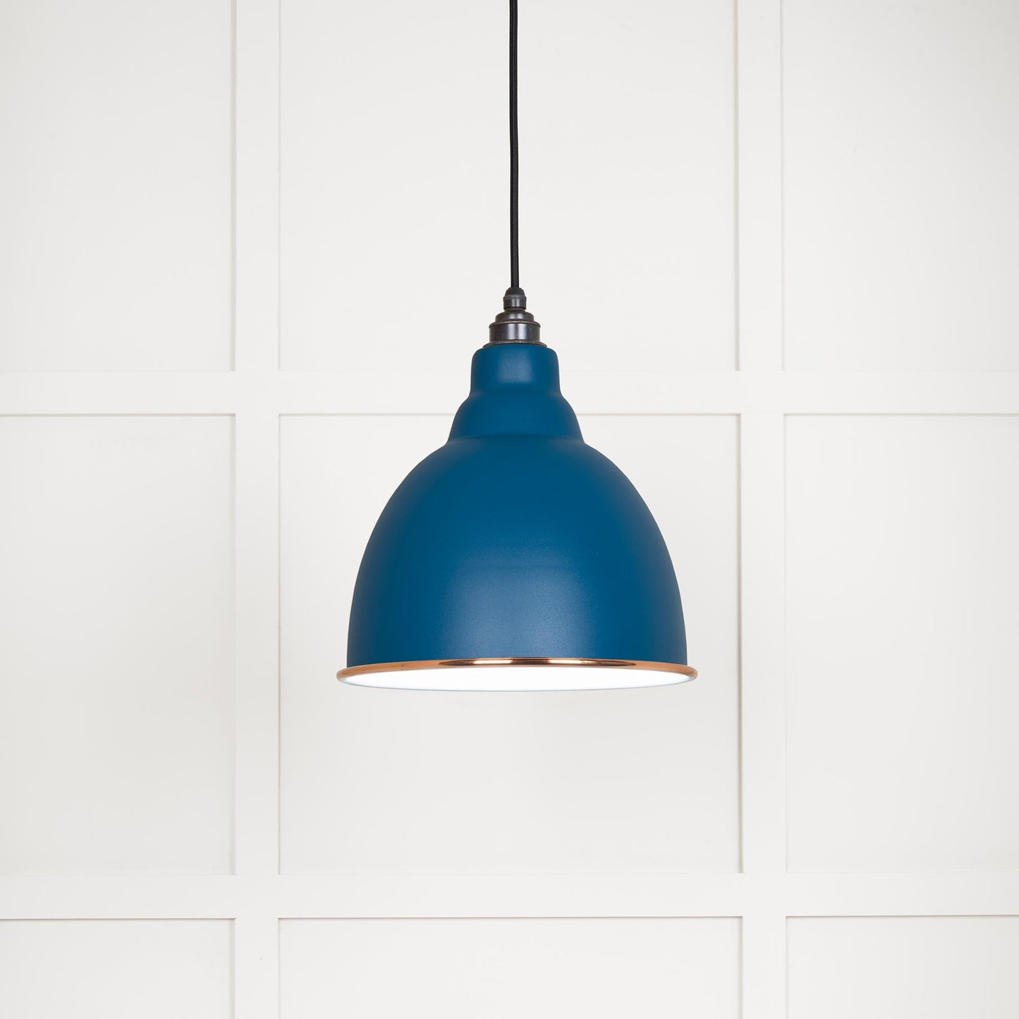 White Gloss Brindley Pendant