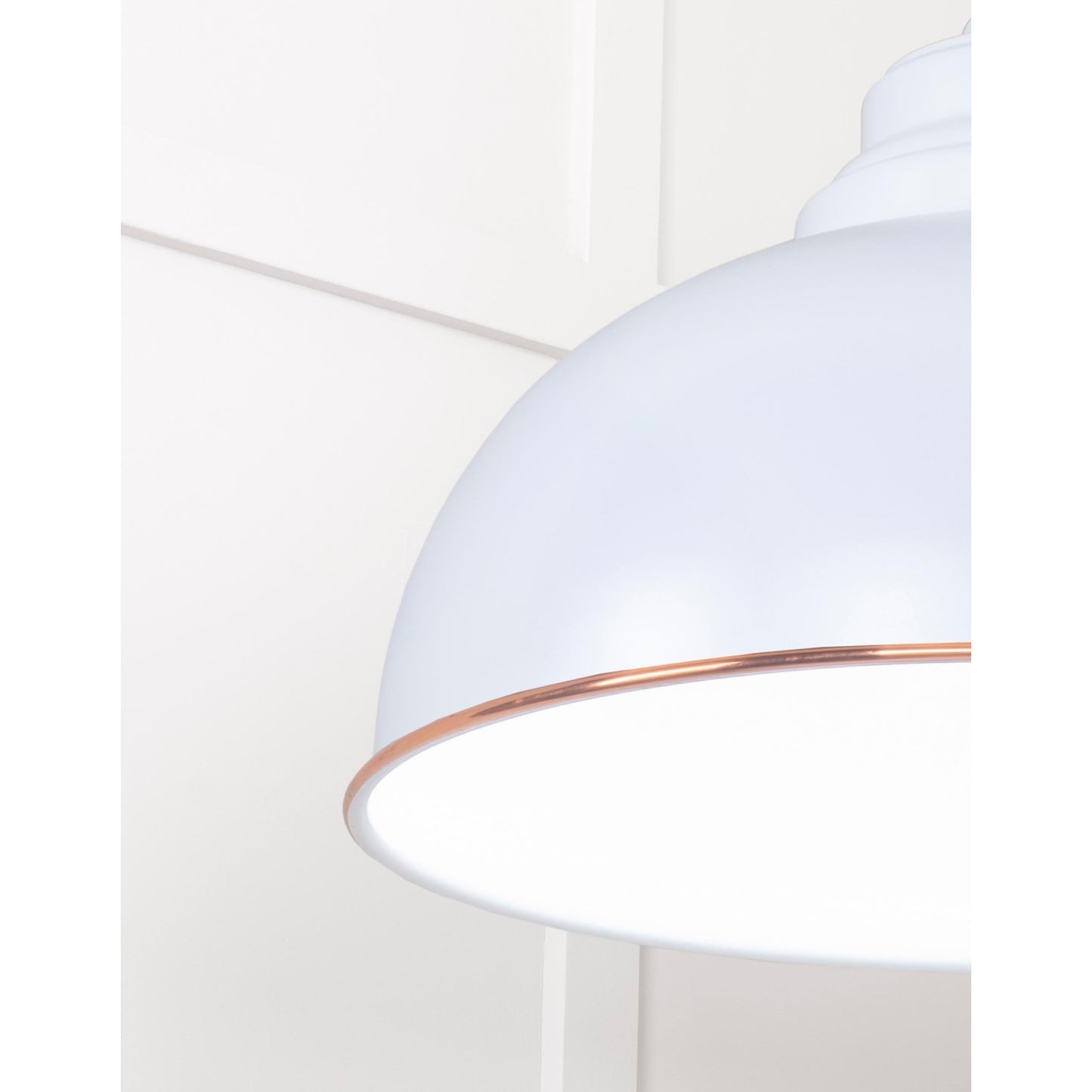 White Gloss Harborne Pendant