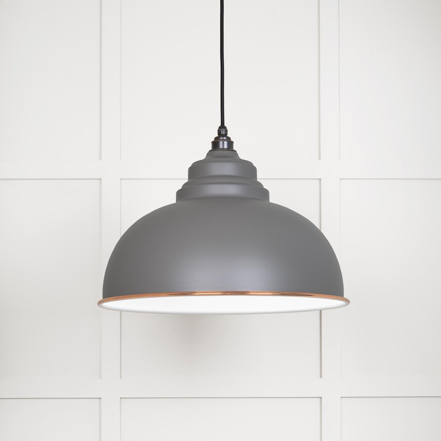 White Gloss Harborne Pendant