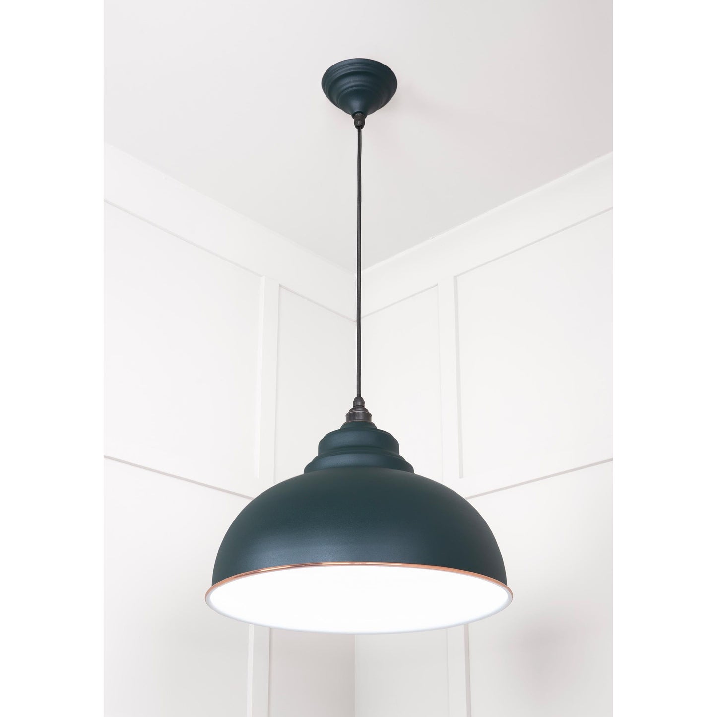 White Gloss Harborne Pendant