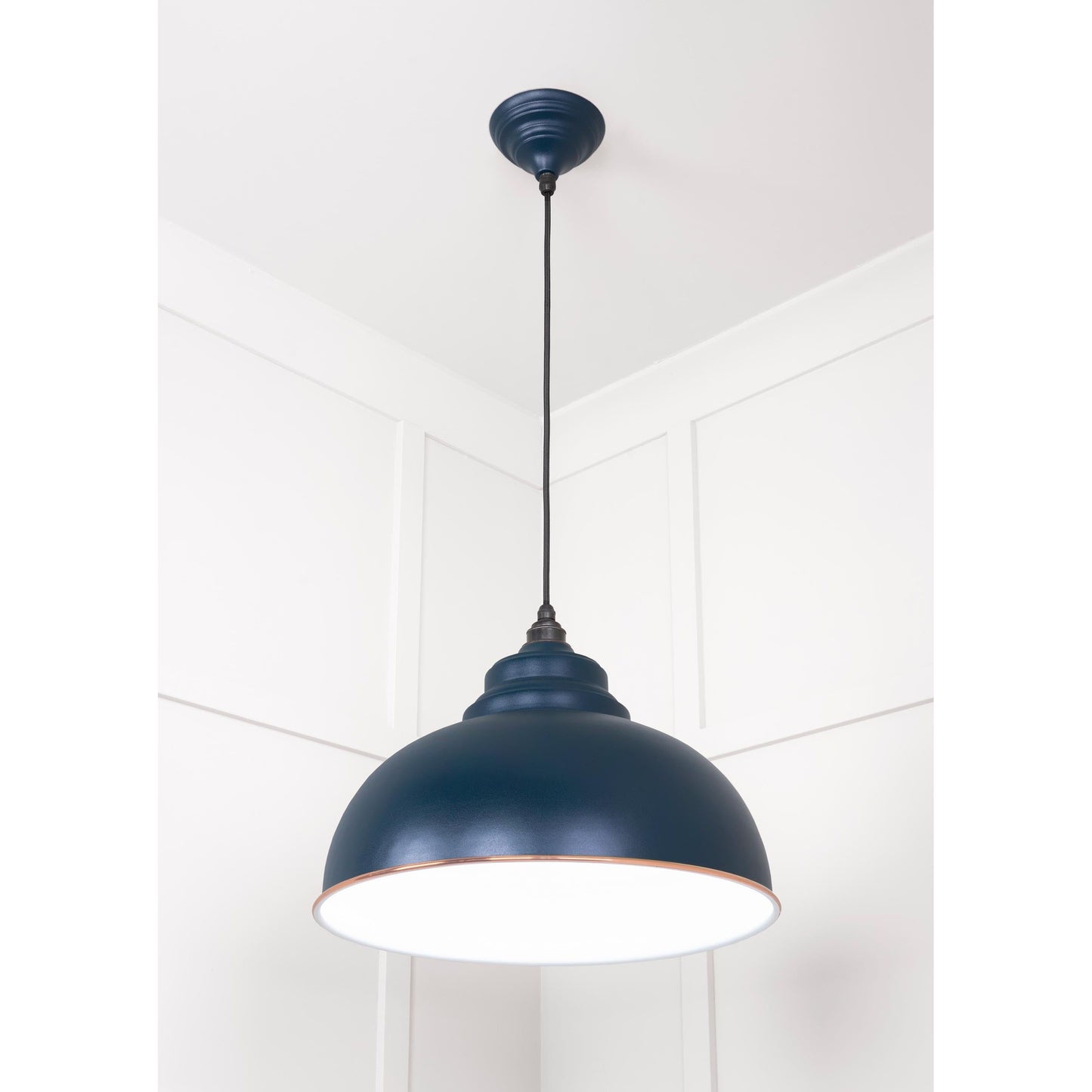 White Gloss Harborne Pendant