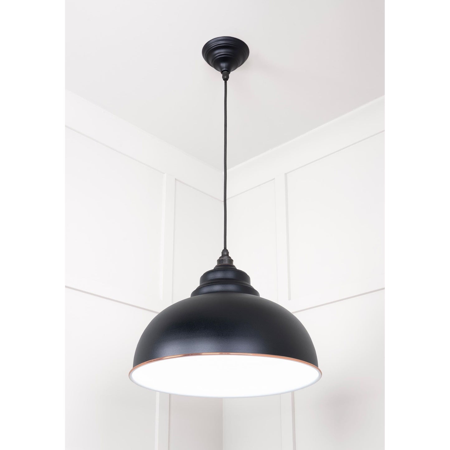 White Gloss Harborne Pendant