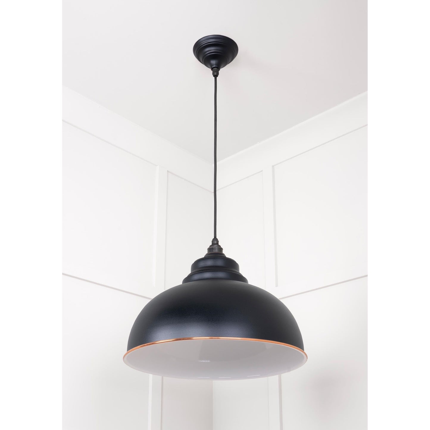 White Gloss Harborne Pendant