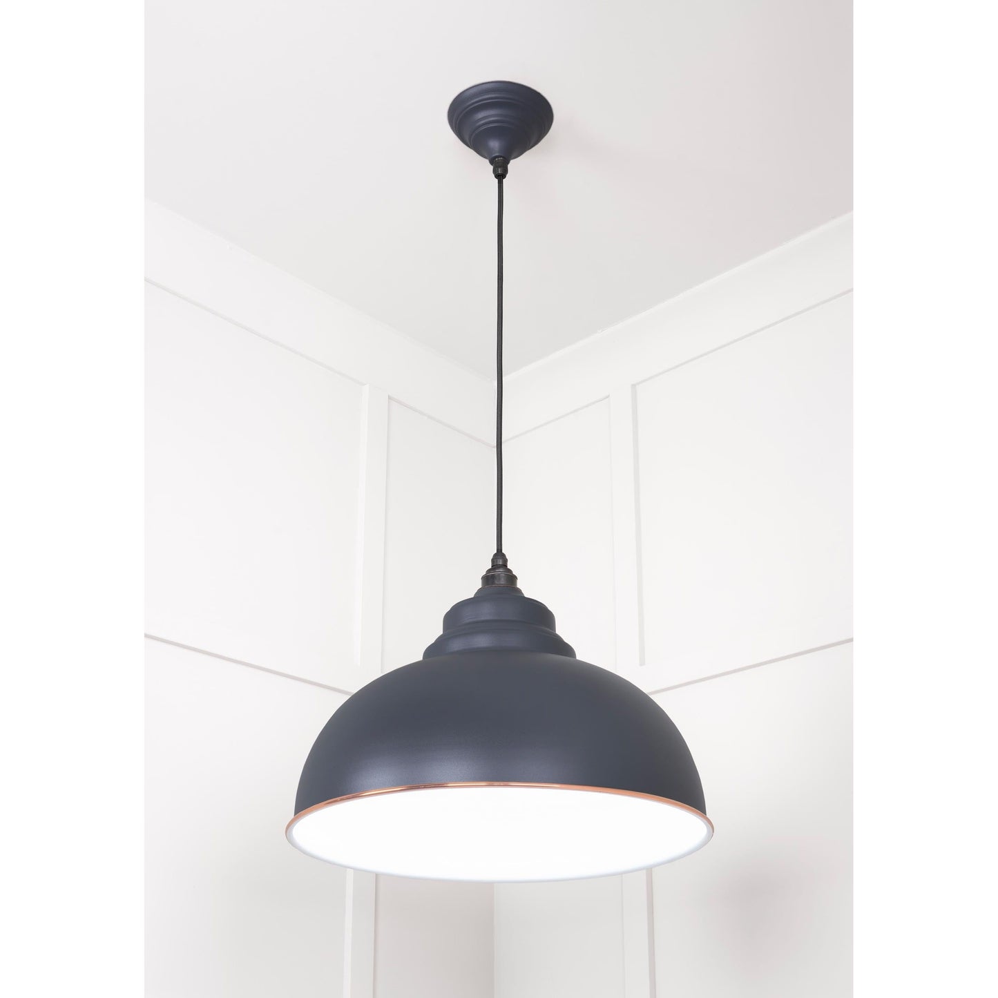 White Gloss Harborne Pendant