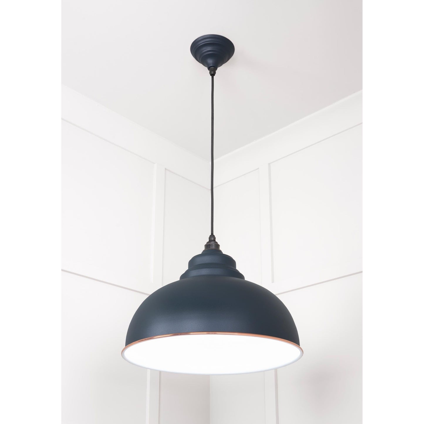 White Gloss Harborne Pendant