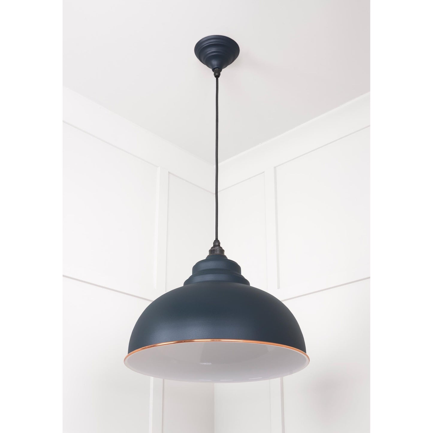 White Gloss Harborne Pendant
