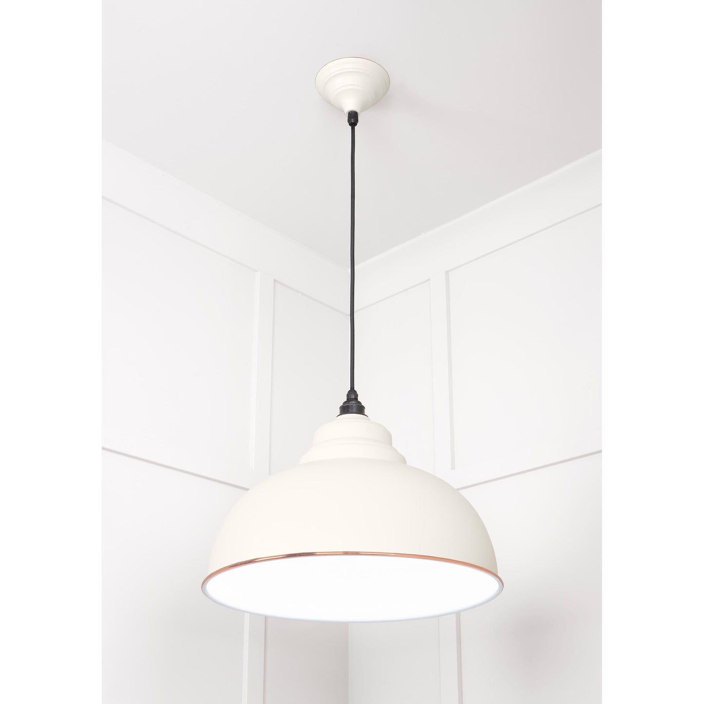White Gloss Harborne Pendant