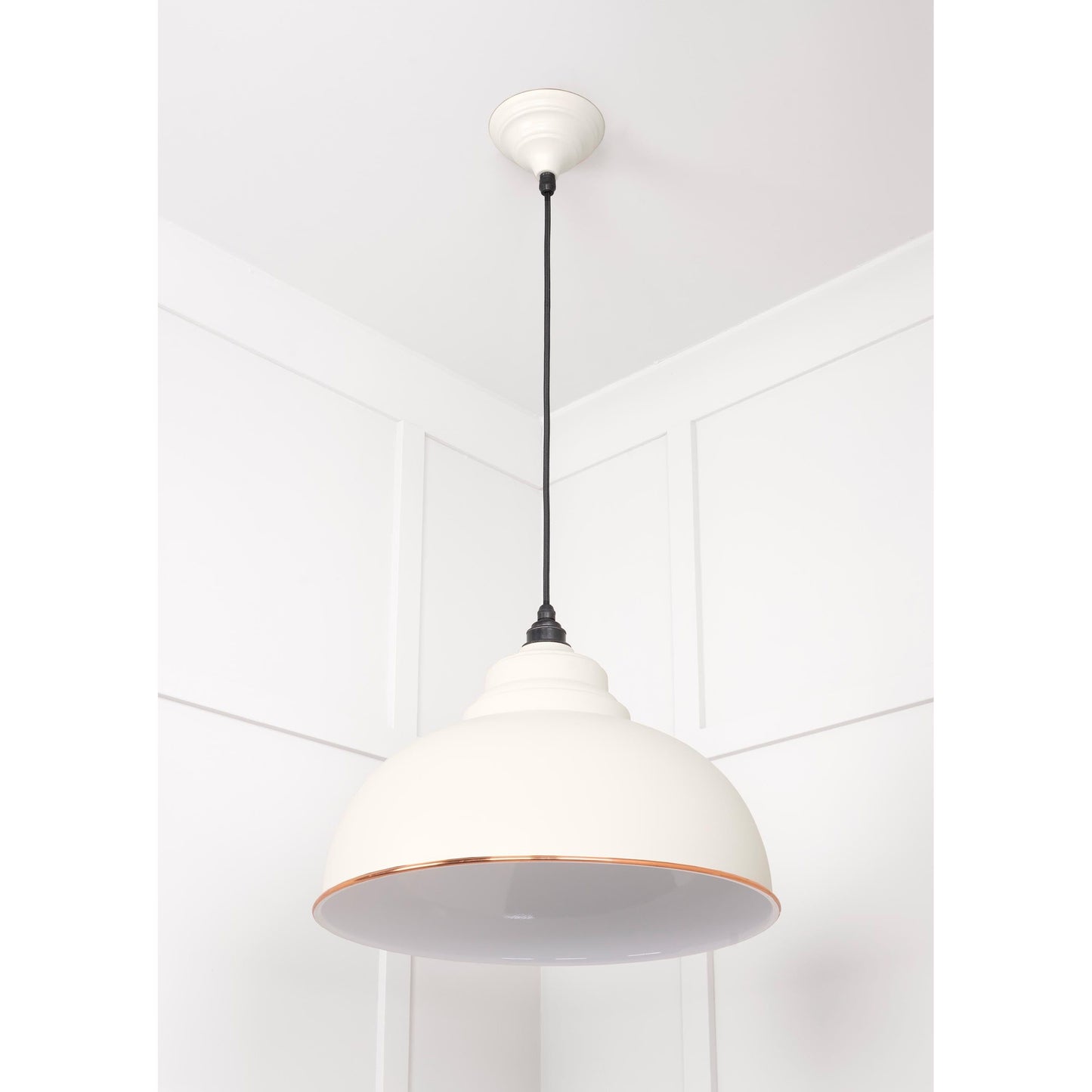 White Gloss Harborne Pendant