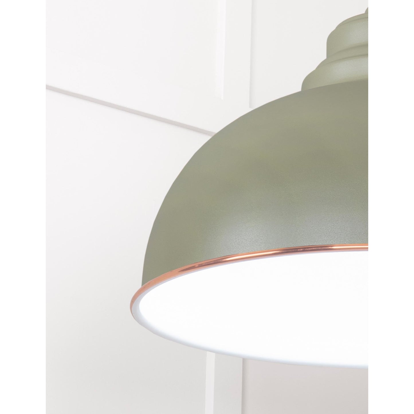 White Gloss Harborne Pendant