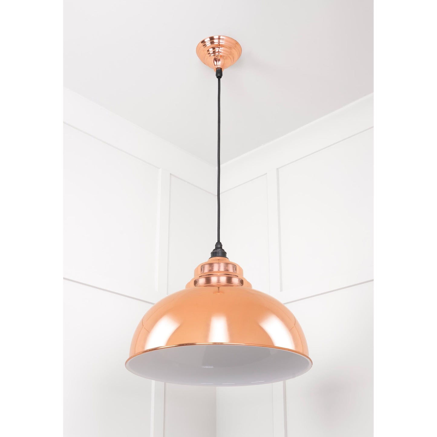White Gloss Harborne Pendant