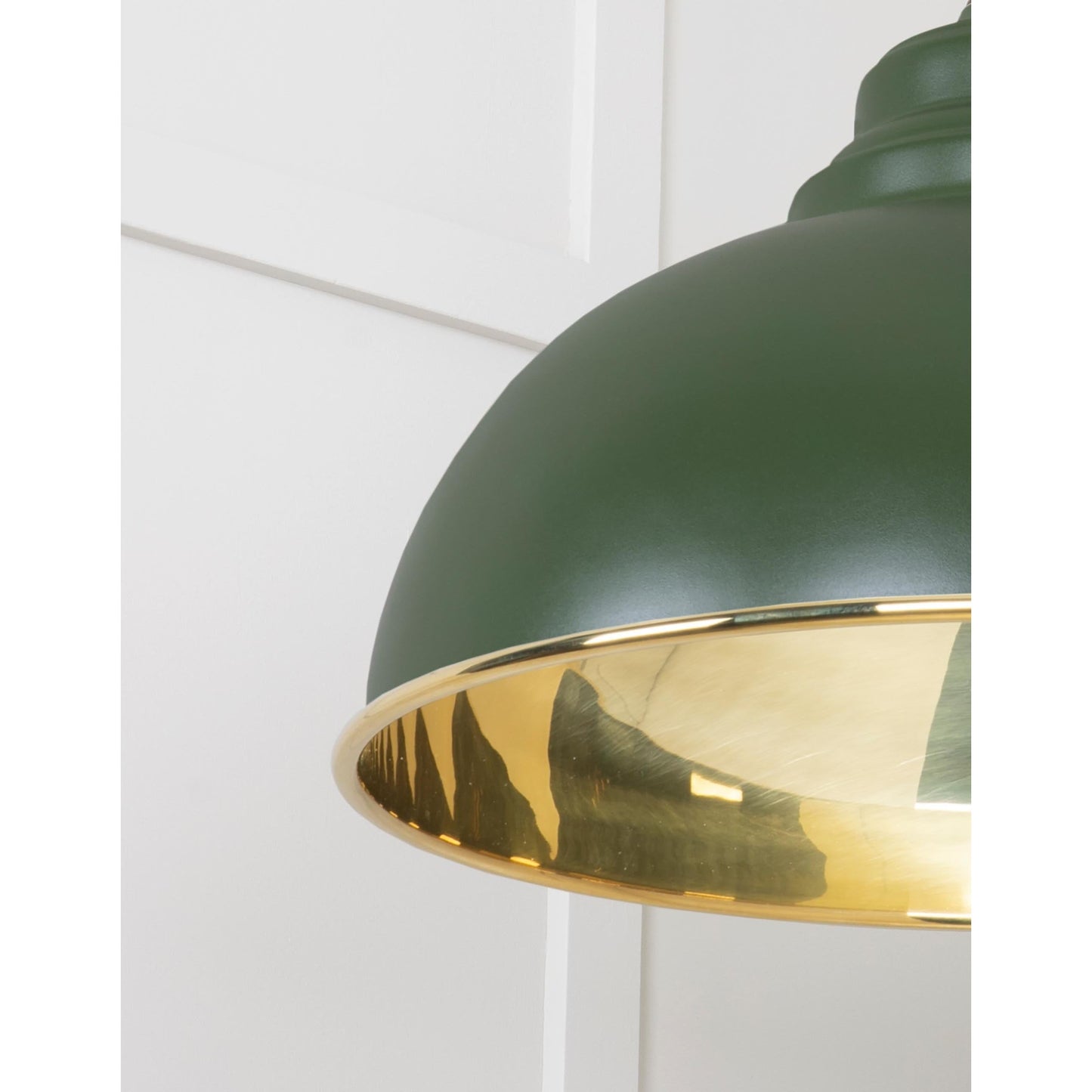 Smooth Brass Harborne Pendant