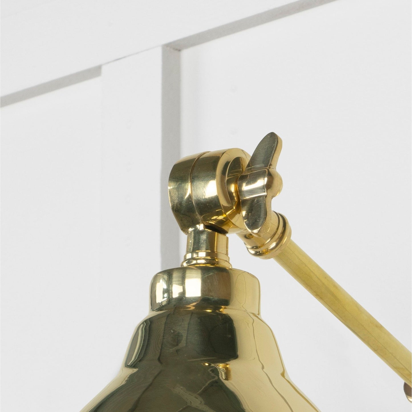 Hammered Brass Brindley Wall Light