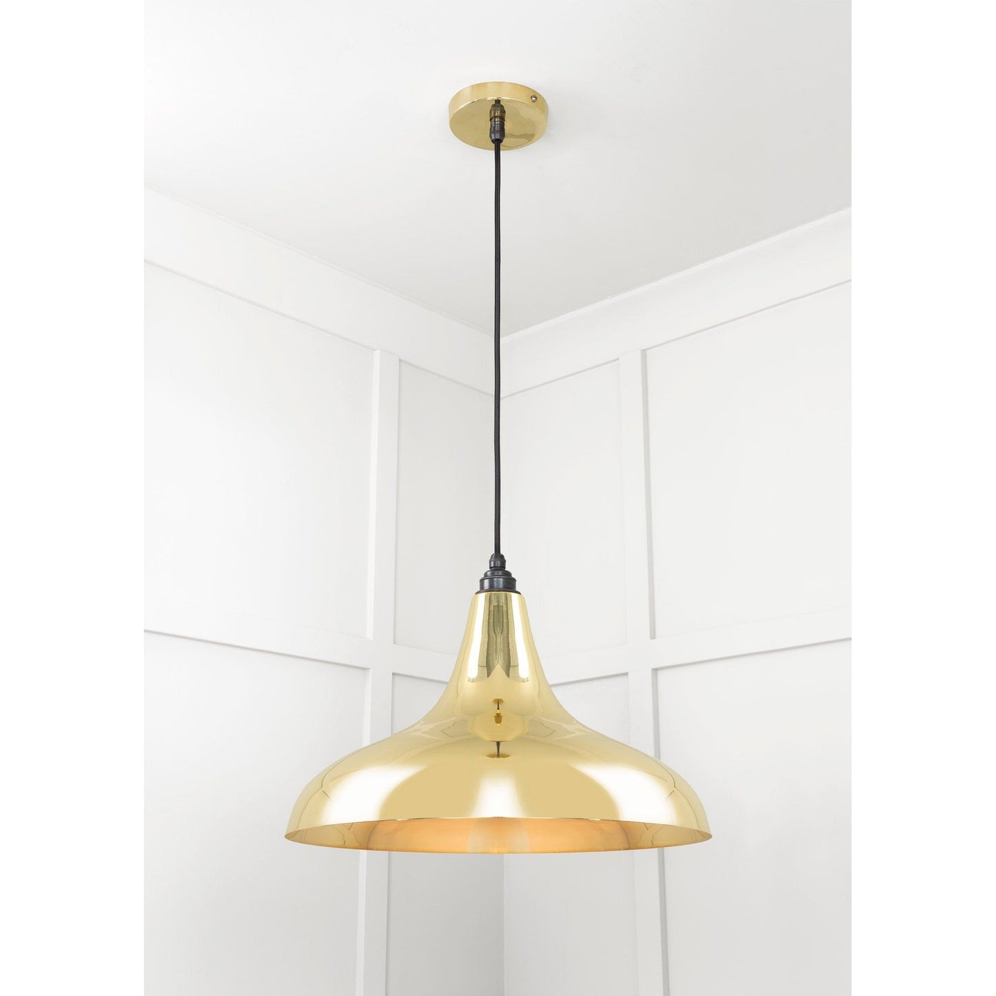 Smooth Brass Frankley Pendant