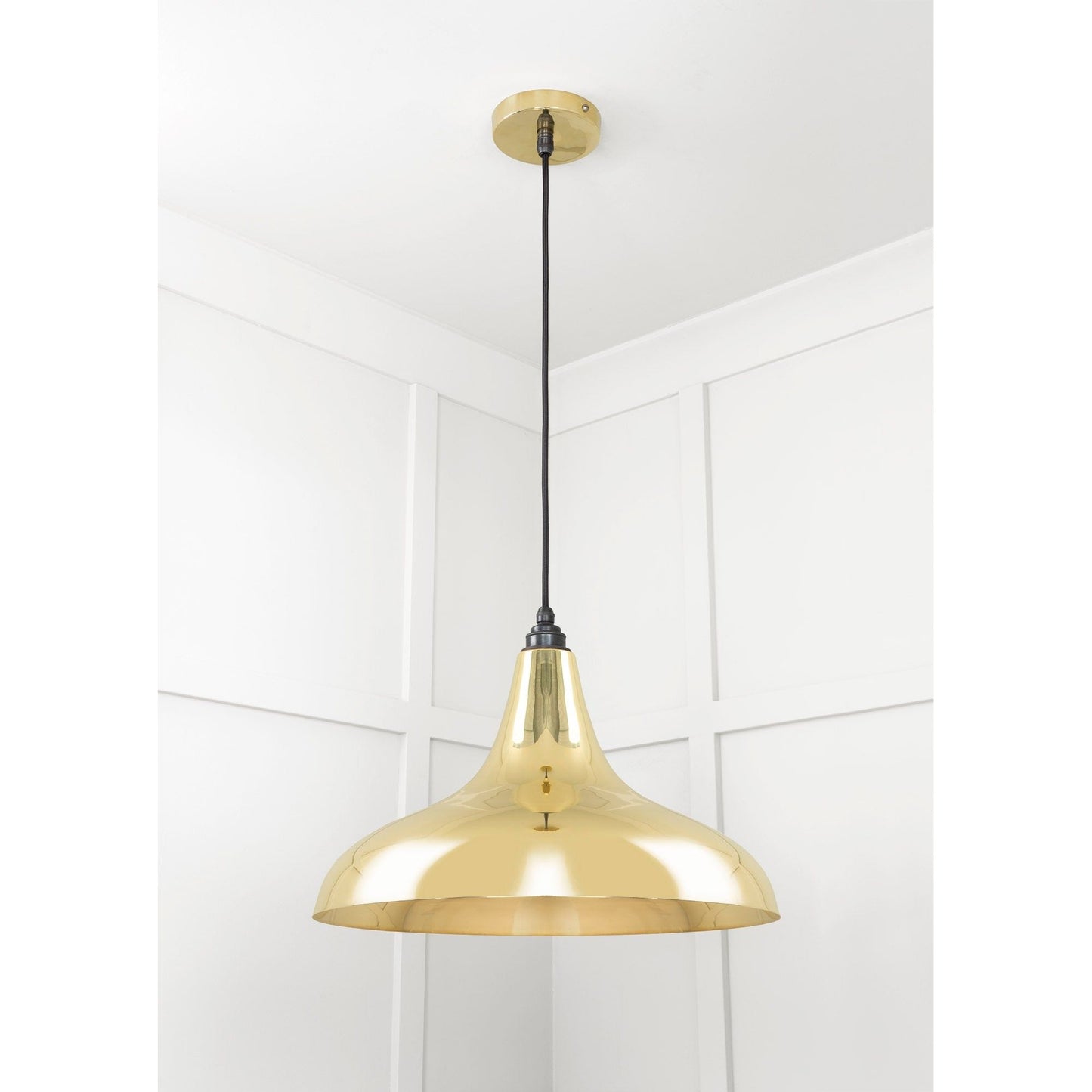 Smooth Brass Frankley Pendant