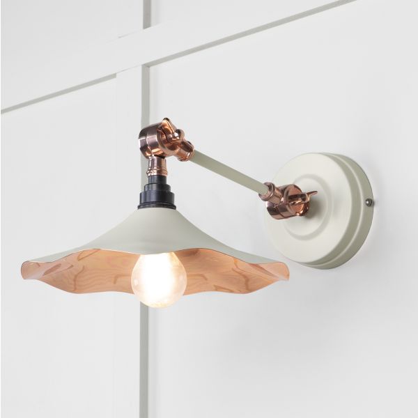 Smooth Copper Flora Wall Light