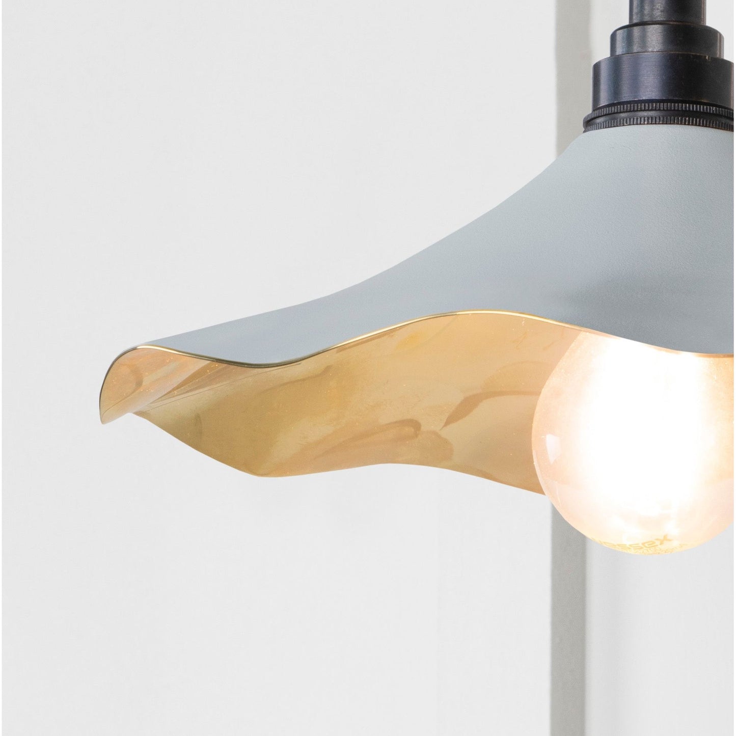 Smooth Brass Flora Wall Light